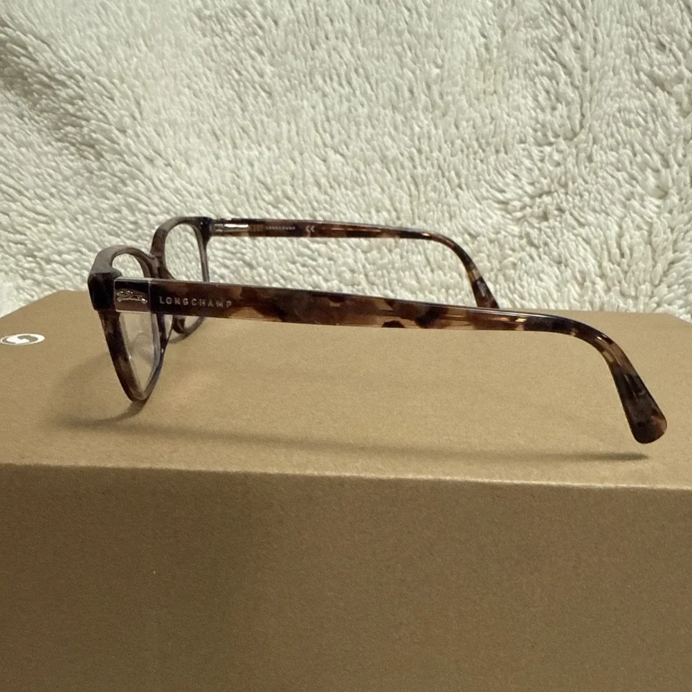 LONGCHAMP LO2678 606 Brown Womens‎ Square Eyeglasses Frame Only 54-15-140